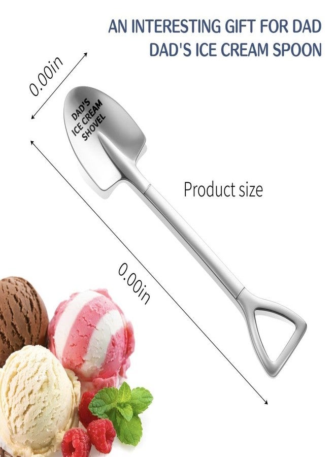 HUINF Father's Day Gifts,Gifts for Dad from Daughter Son,Stainless Steel Ice Cream Shovel for Dad Birthday Christmas Fathers Dad day Gifts - Image 2