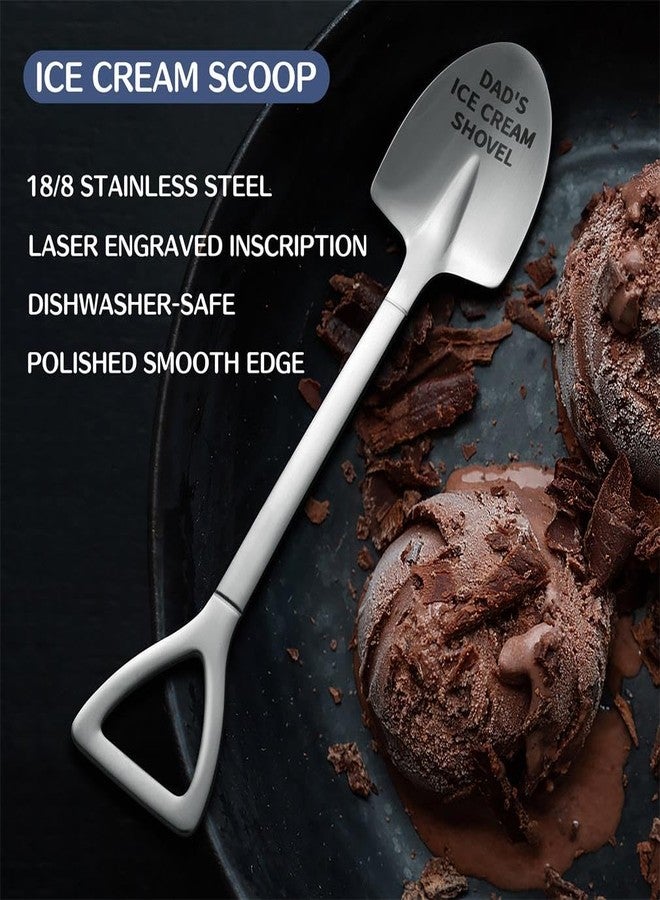 HUINF Father's Day Gifts,Gifts for Dad from Daughter Son,Stainless Steel Ice Cream Shovel for Dad Birthday Christmas Fathers Dad day Gifts - Image 4