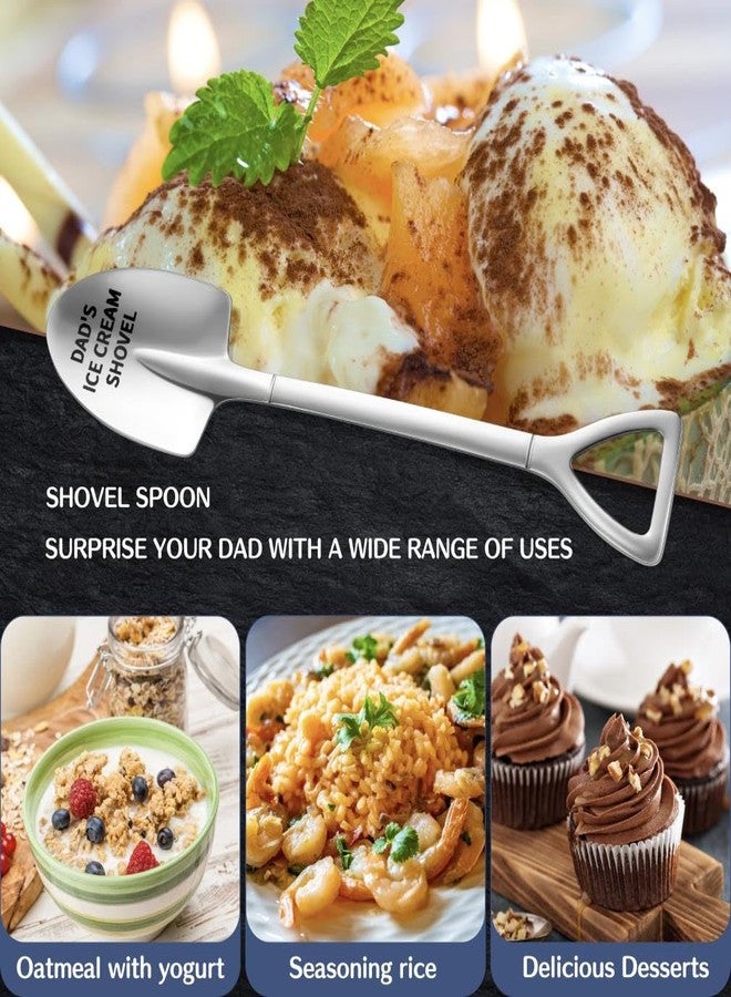 HUINF Father's Day Gifts,Gifts for Dad from Daughter Son,Stainless Steel Ice Cream Shovel for Dad Birthday Christmas Fathers Dad day Gifts - Image 5