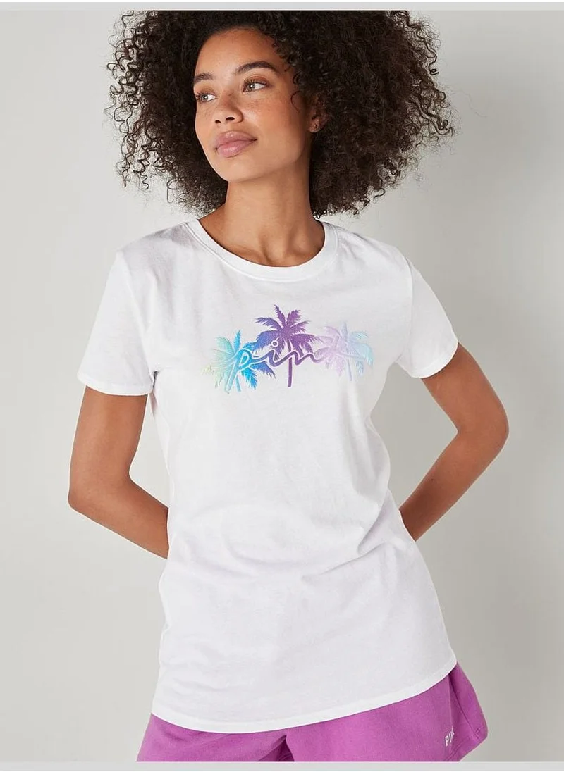 PINK Knit Short Sleeve Perfect T-Shirt