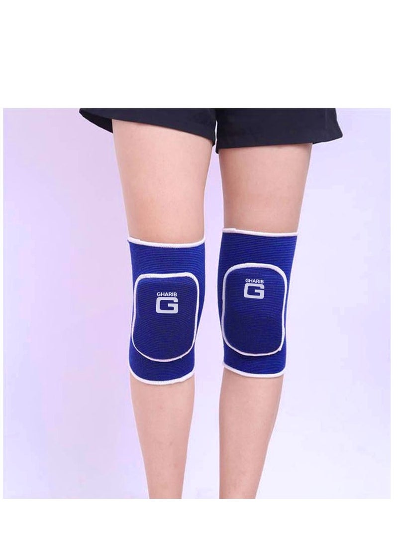 GHARIB Sport Support Volleyball Kids Knee Pads For Various Sports Size Small, Blue  - Image 4