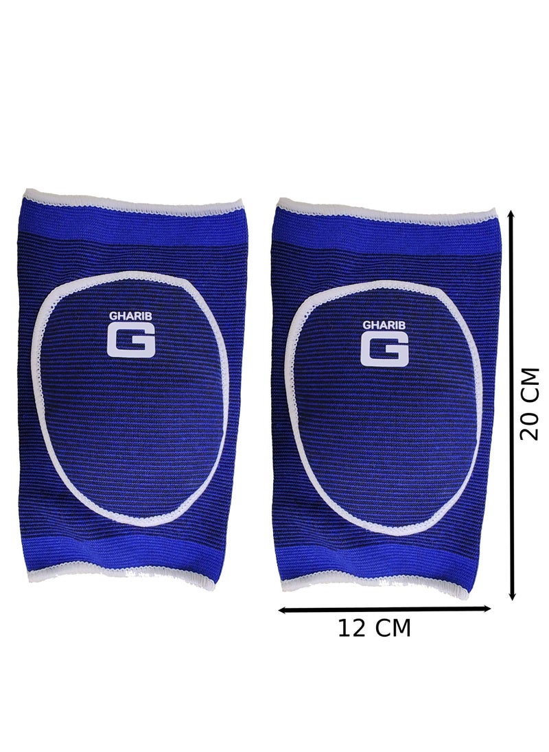 GHARIB Sport Support Volleyball Kids Knee Pads For Various Sports Size Small, Blue  - Image 2