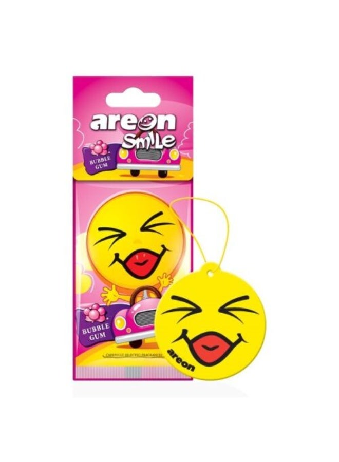 Smile Bubble Gum Car Air Freshener