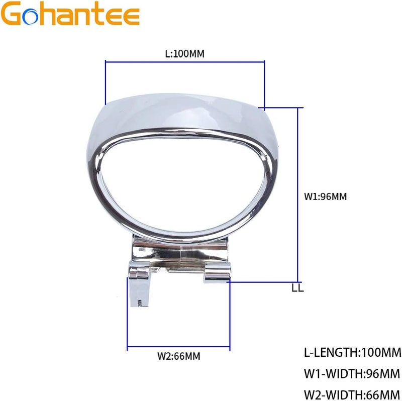 gohantee Interior Door Handle Replacement for Chevrolet HHR (2006-2011) - Chrome Finish - Image 4