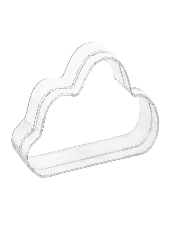 Hammont Cloud Shaped Acrylic Candy Boxes - 12 Pack - 3.07"x1.77"x0.98" - Perfect for Weddings, Birthdays, Party Favors and Gifts | Designer Cute Clear Lucite Plastic Treat Containers - Image 1