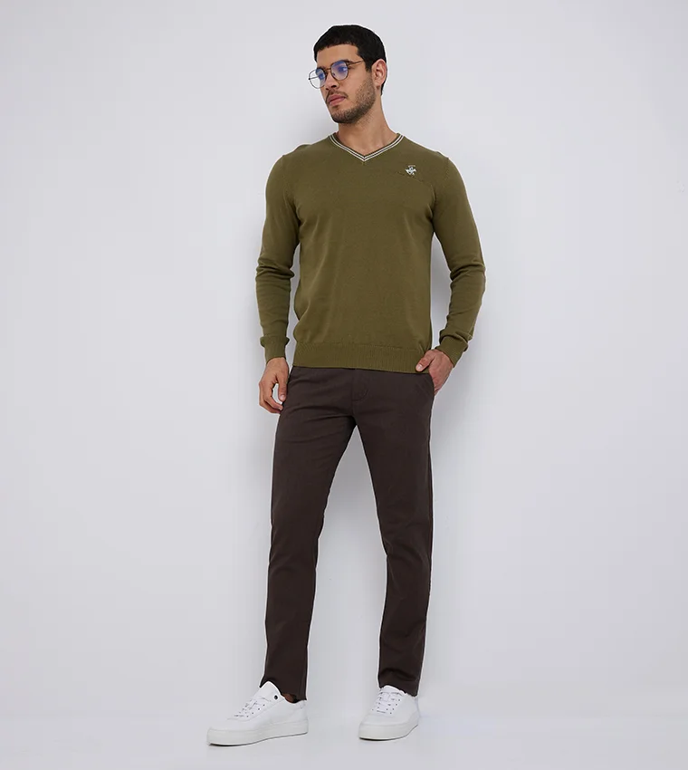 Beverly Hills Polo Club  Slim Fit Casual Pants for Men | Best Price UAE