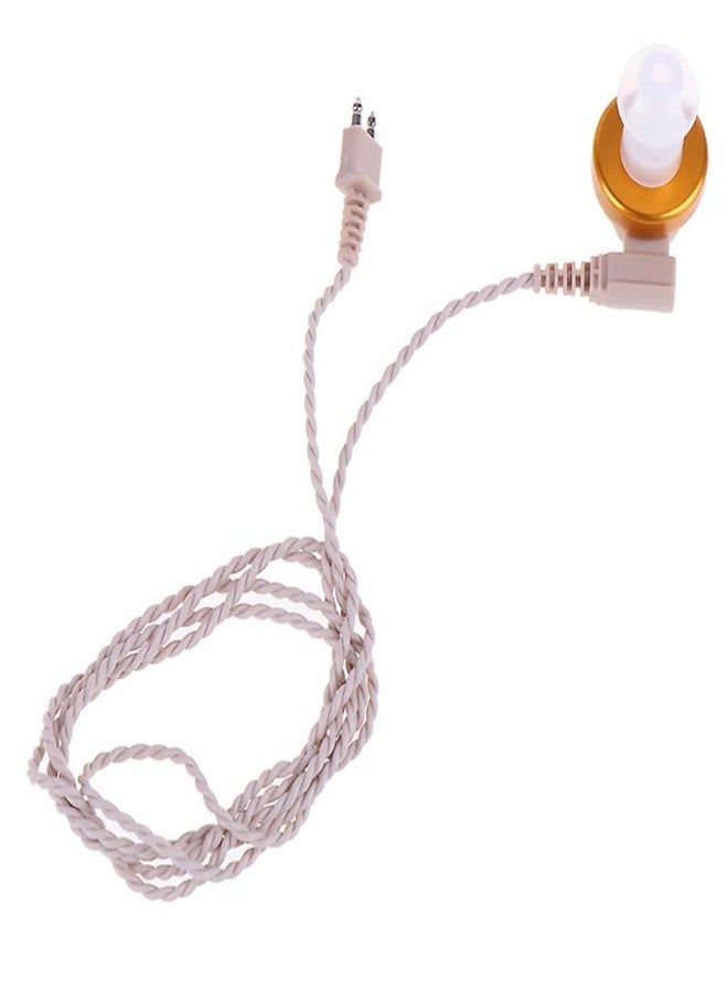 ايكا سلك كابل ومستقبل AIKA القياسي ذو 2 دبوس ملحق لأجهزة السمع Siemens 172N و 176Ao و Vita118 (سلك واحد ومكبر صوت، لون بيج) - Image 4