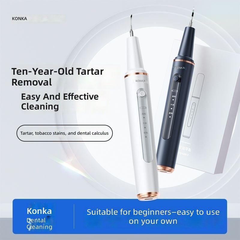 KONKA Ultrasonic Teeth Cleaner - Tartar Remover, Plaque & Stain Removal, Electric Toothbrush, Oral Irrigator, Home Dental Care Device - Image 3