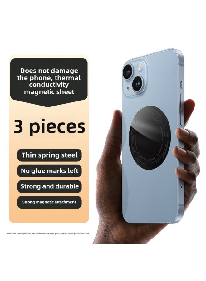 [Magnetic Film] Suitable For Mobile Phone Magnetic Semiconductor Radiator Flat Plate Guide Cold Back Clip Ultra-thin Refrigeration Patch-Color:Magnetizing Sheet [pack Of 3] Spring Steel Does Not Damage The Machine √ Thickness 0.15mm  - Image 1