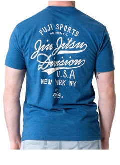 Fuji FUJI MENS JIU JITSU FLOW T-SHIRT HEATHER COOL BLUE  - Image 4