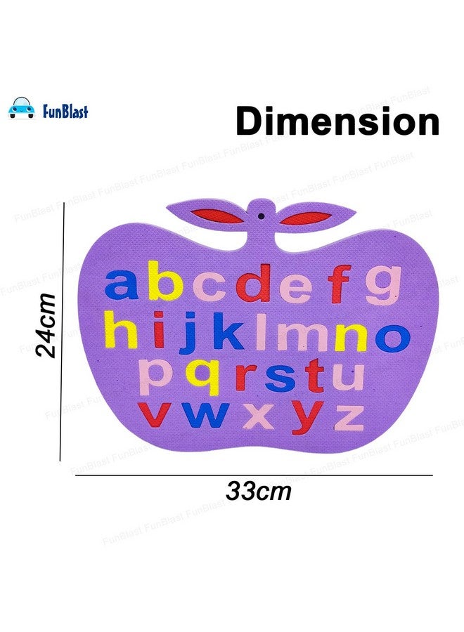 FunBlast Eva Small Letters, Capital Alphabet & Number Learning Puzzle Board for Kids - (Multicolor; Pack of 3) - Image 3