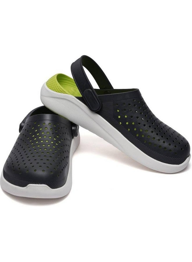 Zerol Clogs for Men || Extra Soft Comfortable Clogs || Flip Flop || Slippers || Clog clog02 greygreen6 UK/India (40 EU) - Image 1