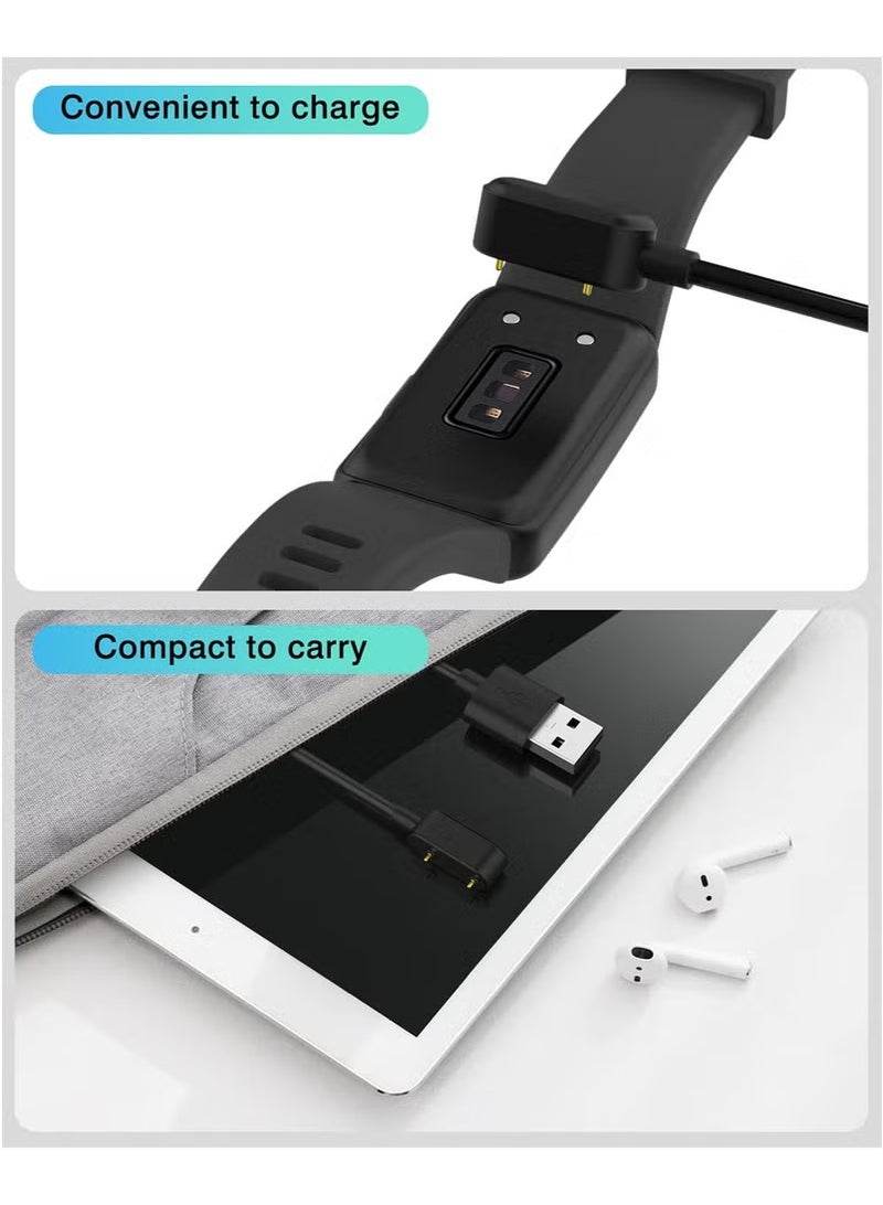كينسو كابل شحن مغناطيسي USB لساعات هواوي باند وأونور باند وهواوي واتش فيت وأونور واتش للمنزل والعمل والاستخدام اليومي باللون الأسود - Image 5