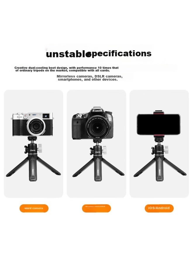 Ulanzi Ulanzi Mini Dual-cooling Tripod With Extendable Legs, Multifunctional Handheld Vlog Stand, Universal For Mirrorless And Dslr Cameras, Portable Desktop Tripod For And Photography  - Image 5