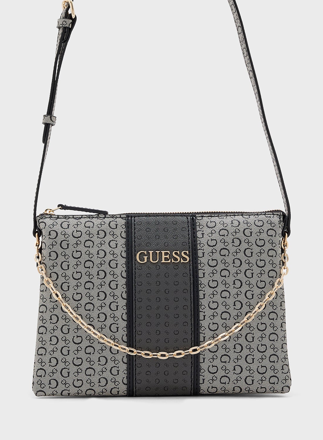 GUESS｜GUESS ショルダーバッグ (W)SARITA Top Zip Shoulder Bag