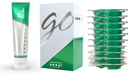 Opalescence Go 10 Whitening Bundle Prefilled Gel Whitening Trays  10 Treatments Hydrogen Peroxide 10  Includes Opalescence Whitening Toothpaste Teeth Whitening Kit Mint 51945166 - Image 1