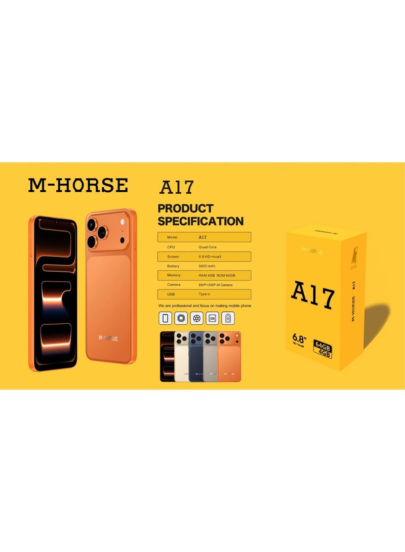 M-HORSE A17 (4GB RAM 64GB) storage 6.8-inch - Image 4