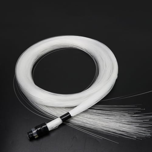 AZIMOM 50pcs*13.1ft PMMA Plastic Fiber Optic Strands End Glow 0.75mm/ 0.03in Optical Fiber Cable Roll for Star Sky Ceiling All Kind led Light Engine Source Driver - Image 1