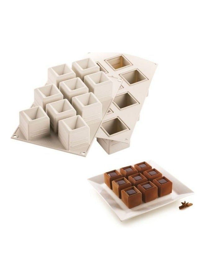 Silikomart Silicone Baking Mould Beige 30 x 17.5 x 6.5cm - Image 1