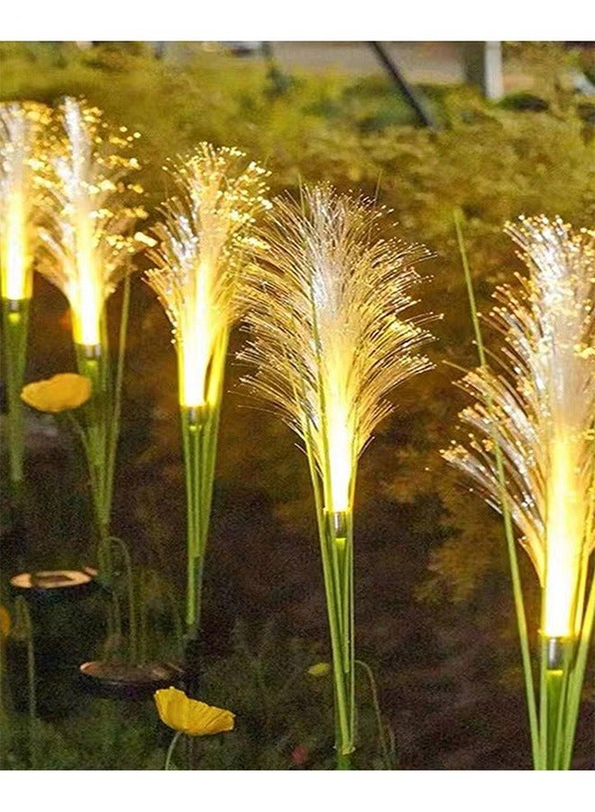 رولستيمي 1 مجموعة من 2 أضواء الزخرفية القصب الشمسية ، ومجهزة بإضاءة ملونة قابلة للتعديل ، وتستخدم للزينة في الهواء الطلق من ساحات فيلا والحدائق والمروج - Image 1