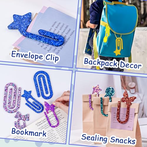 BdelrinQue Paper Clip Bookmark Moulds for Crafting,Resin Bookmark Moulds, White Mould for Art, DIY Bookmark Making Kit for Craft Enthusiasts and Students - Image 4