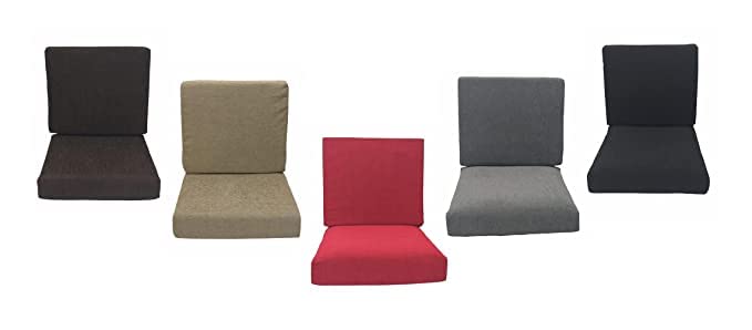 Naman Arts Sofa Foam Cushions in Velvet Zip Cover Warm and Decent Visual Stretchy Soft Velvet Fabric Multipurpose Using Cover Seat 21x24x5 Back 21x16x4 Density 32Foam - Image 2