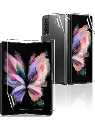 Samsung Galaxy Z Fold 3 5G Flexible TPU Screen Protector 2 Pack Front with 2 Pack Inside, Support Fingerprint Unlock, Case Friendly, Bubble Free, High Definition, Anti-Scratch - pzsku/Z651524E01E6F252DEB4BZ/45/_/1690183732/e7e3f852-5f5f-43f0-add7-f9d420544fe1