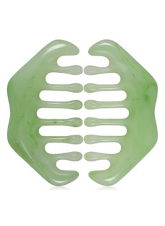 KASTWAVE 2 Pcs Massage Comb, Guasha Scraping Scalp Comb, Multi-Functional Handheld Head Massage Tool, Meridians Massager for Head Caring, Relaxation, Physical Therapy, Acupoint Treatment - Not Jade  - Image 1