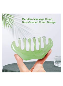 KASTWAVE 2 Pcs Massage Comb, Guasha Scraping Scalp Comb, Multi-Functional Handheld Head Massage Tool, Meridians Massager for Head Caring, Relaxation, Physical Therapy, Acupoint Treatment - Not Jade  - Image 3