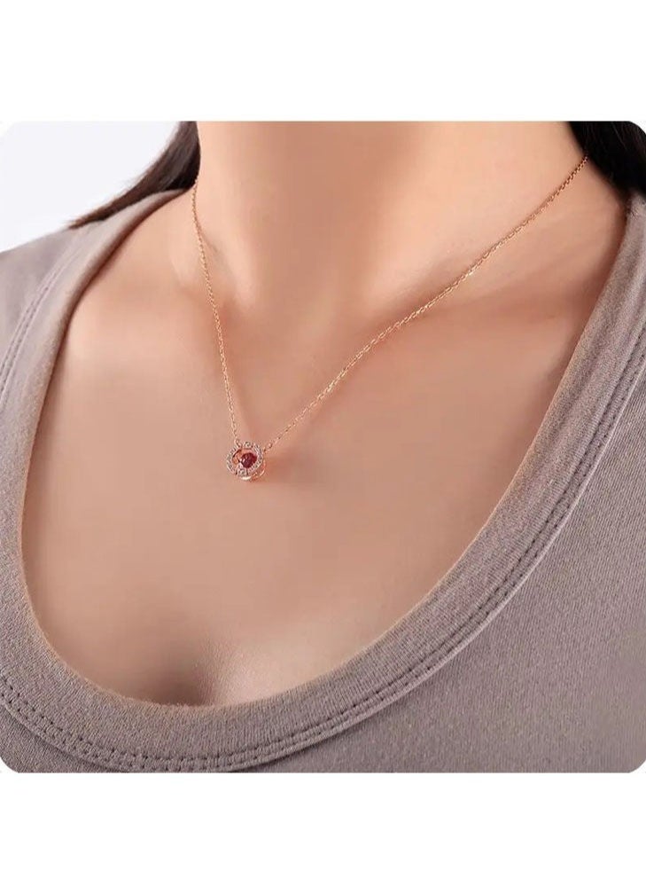 Generic Sparkling Dance Round Necklace  - Image 2
