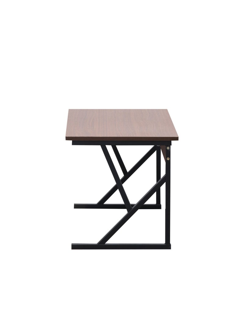 WT-EASYCARE Metal Wooden Kitchen Storage Rack - Dark Oak | Kitchen Storage Rack | Wooden Kitchen Rack | Kitchen Stand | Kitchen Microwave Stand | Kitchen Organizer | Metal Rack for Kitchen - Image 4