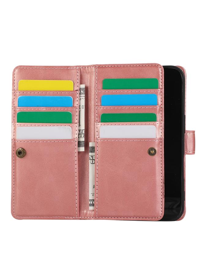 S-TOP Case For iPhone 16 Wristband Card Slot Leather Phone Case - Image 5