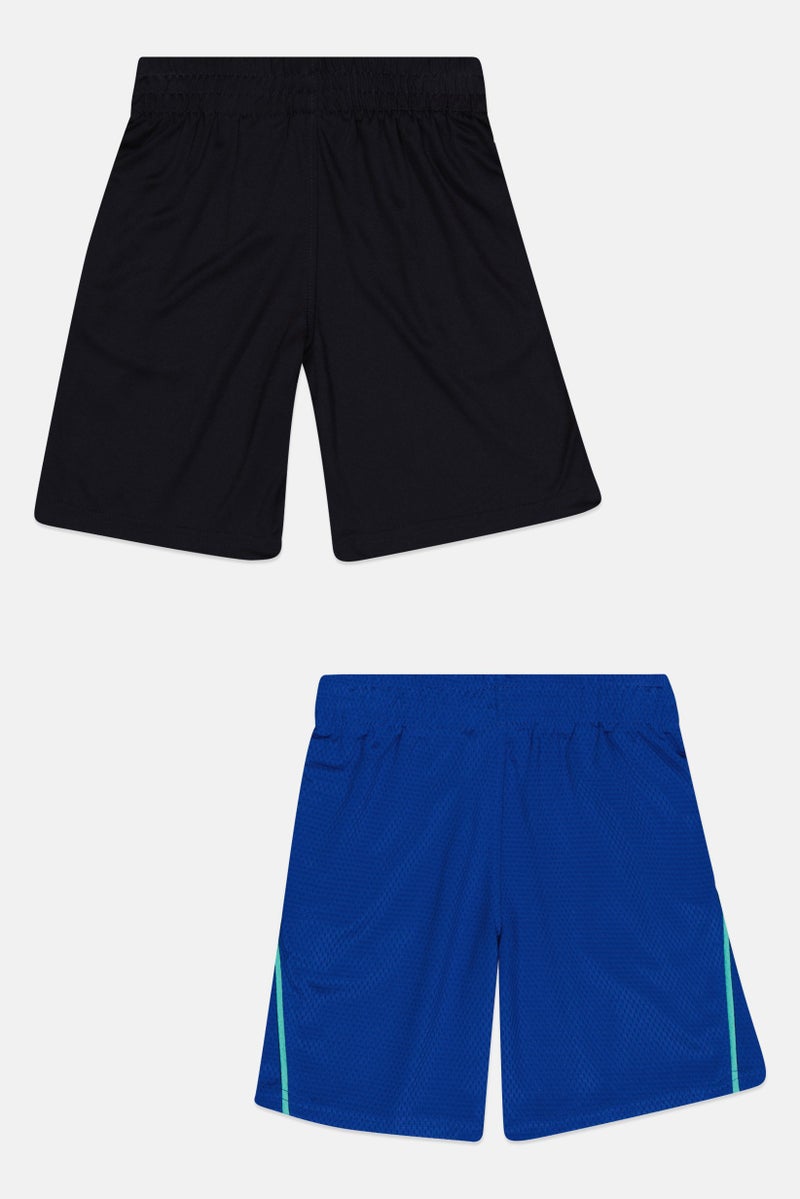 PUMA Kids Boy 2 Pieces Brand Logo Training Shorts, Multicolor - Image 2