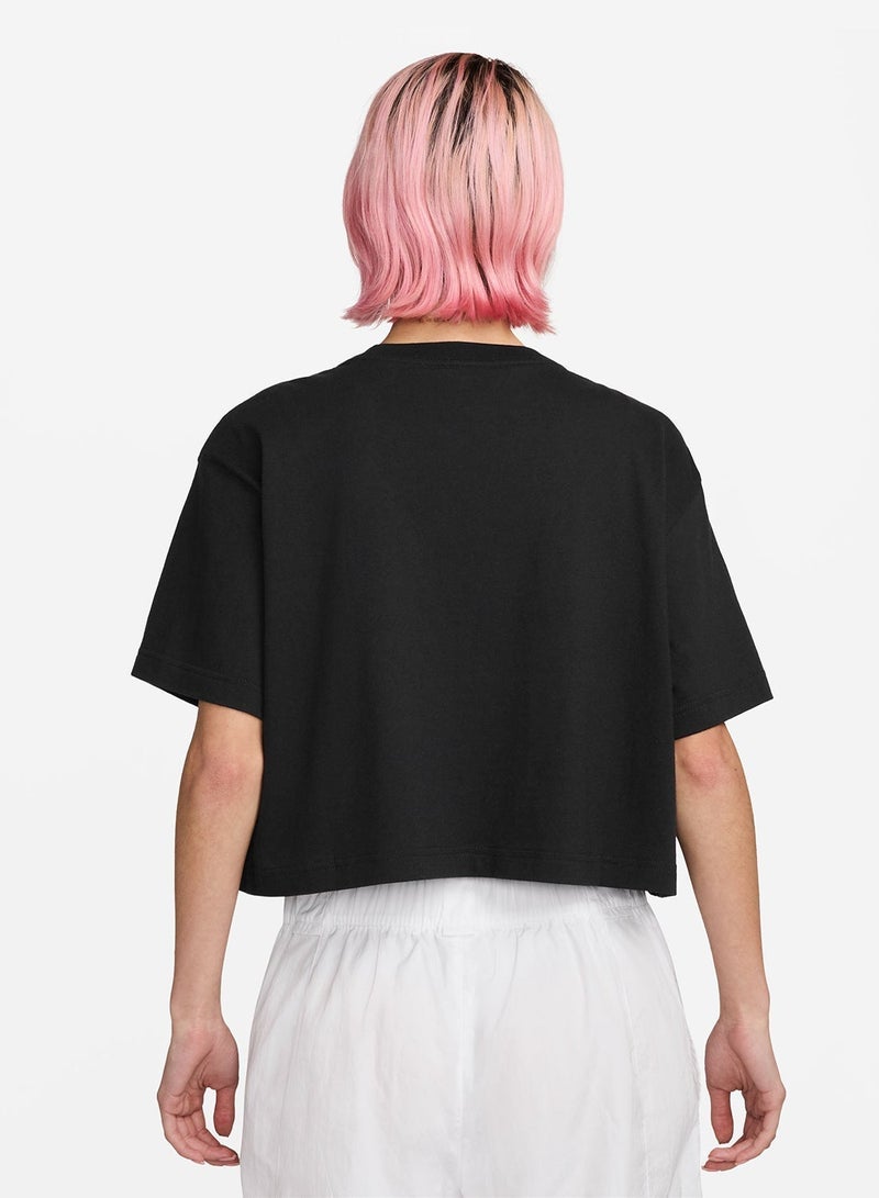 Nike Nsw Club Cropped T-Shirt - Image 2