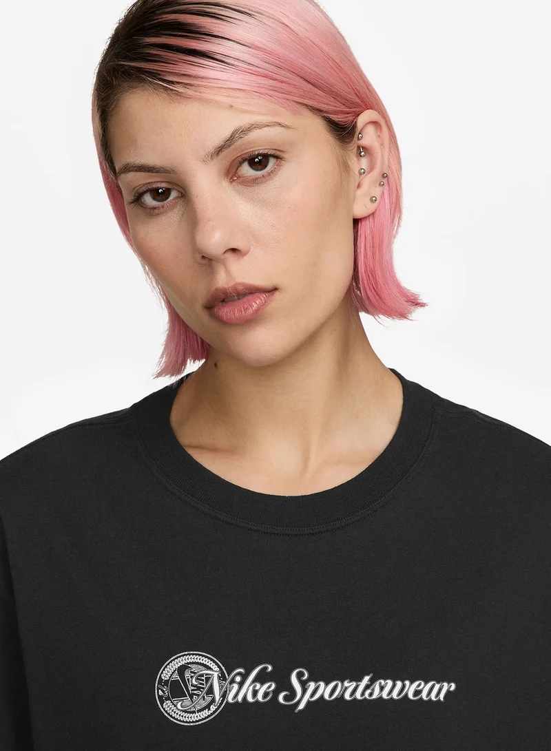 Nike Nsw Club Cropped T-Shirt