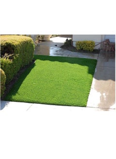 ماركة غير محددة سجادة عشب اصطناعي عالية الكثافة FFD لباب حديقة الشرفة أخضر (2x5)  - Image 5