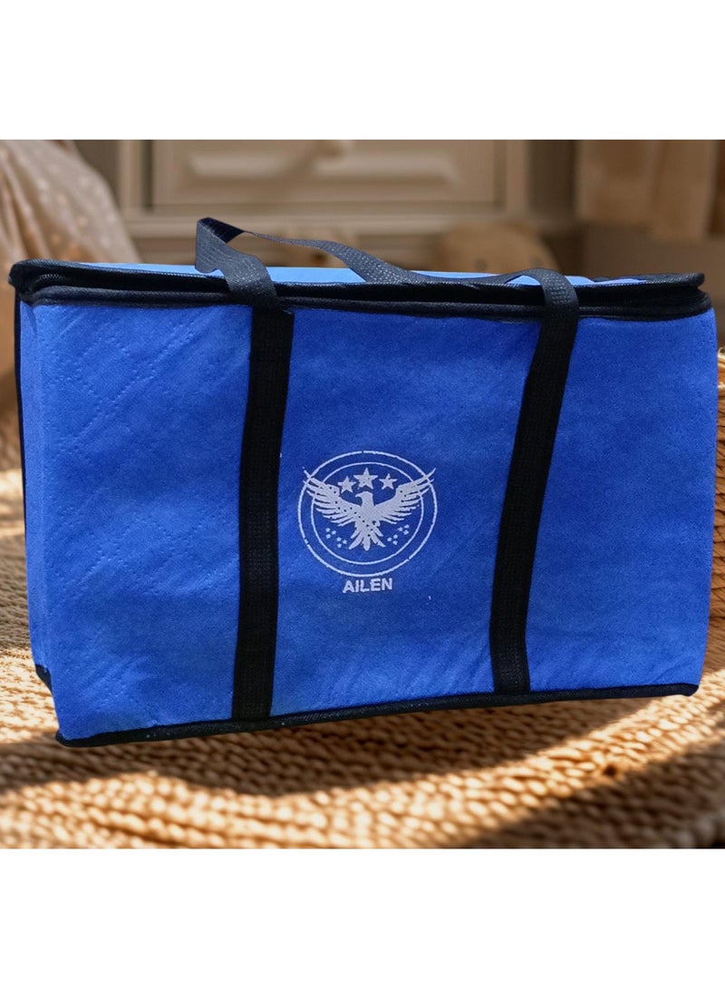 ايلينا حقيبة غداء حرارية مبطنة – كبيرة الحجم لحفظ الطعام ساخن أو بارد – مناسبة للعمل، المدرسة، والرحلاتحقيبة غداء حرارية  شنطة لانش بوكس حرارية  حقيبة طعام مبطنة  حقيبة حفظ الطعام ساخن  حقيبة غداء كبيرة الحجم - Image 4