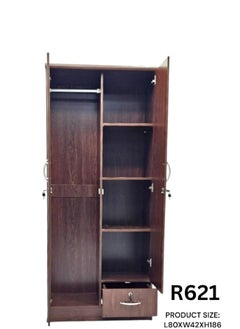 Galaxy Design Galaxy Design Galaxy Design 2 Door Wooden Wardrobe Cabinet Cupboard Engineered Wood Perfect Modern Stylish Heavy Duty  - Image 2