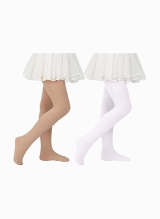 School Uniform Tights for Girls Ballet Dance Footed Tight Ultra Soft-White & Nude-2 Pairs - pzsku/Z6515863755B091F11C27Z/45/_/1735536382/3d3dd885-e451-44b8-a9cb-762263d1dca8