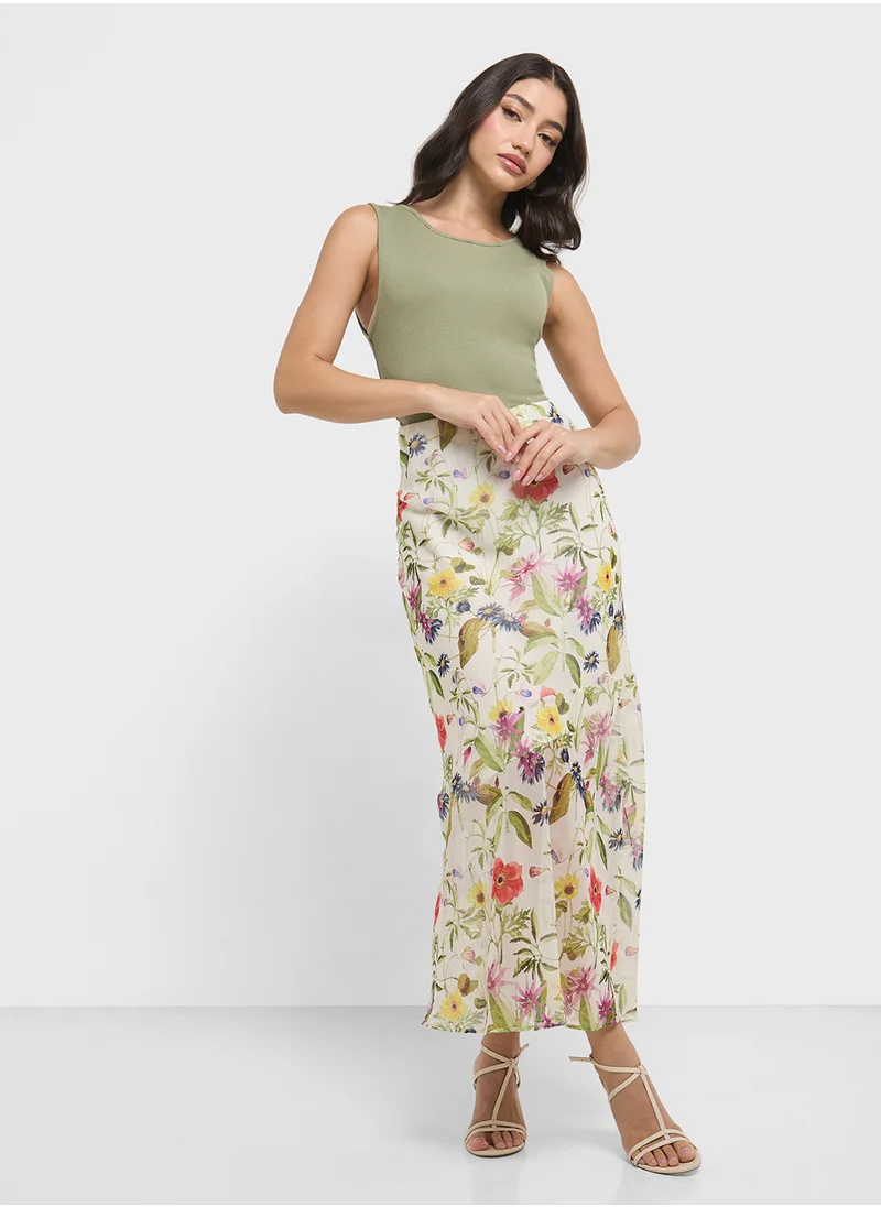 فرنش كونكشن Monica Hallie Maxi Skirt