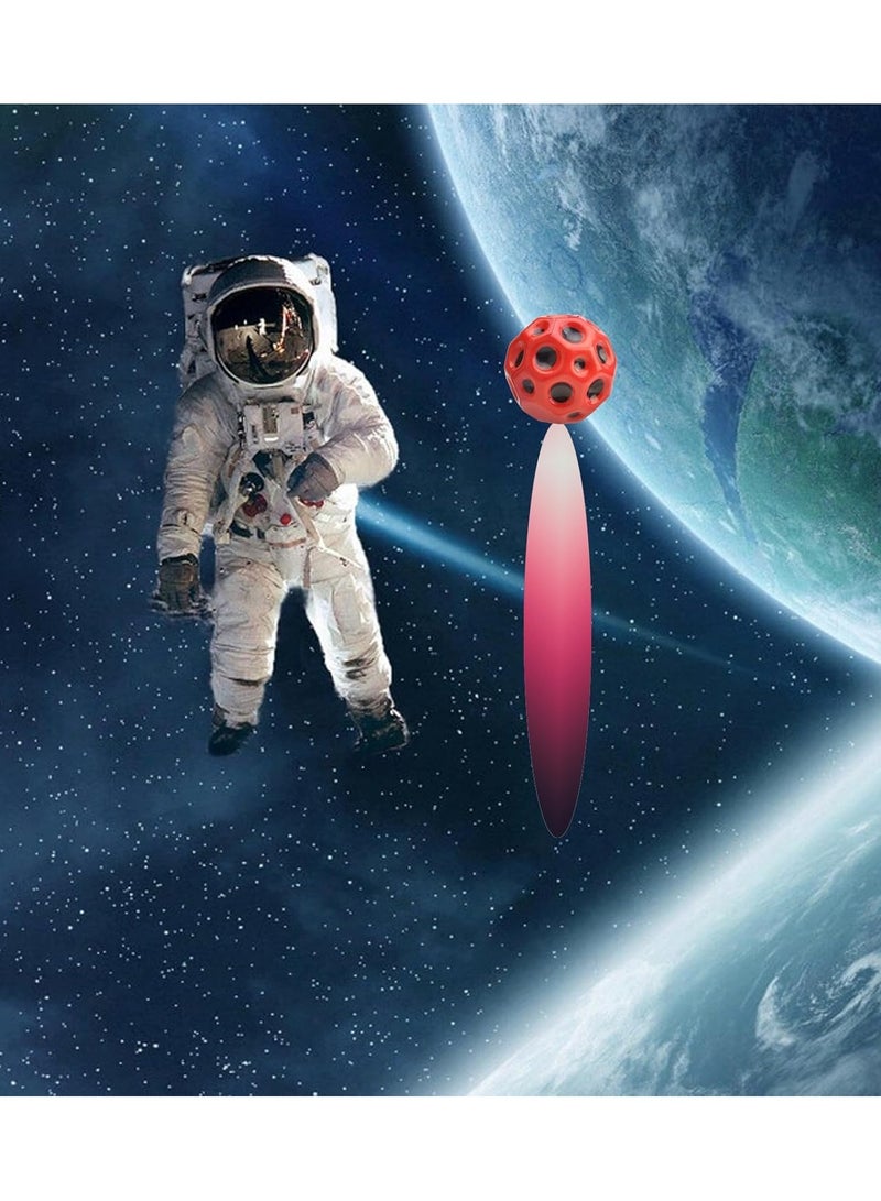 Arabest Set of 3 Moon Balls, Super High Bounce Rubber Balls for Kids' Jumping Fun, Ideal Children's Party Gift - Image 2