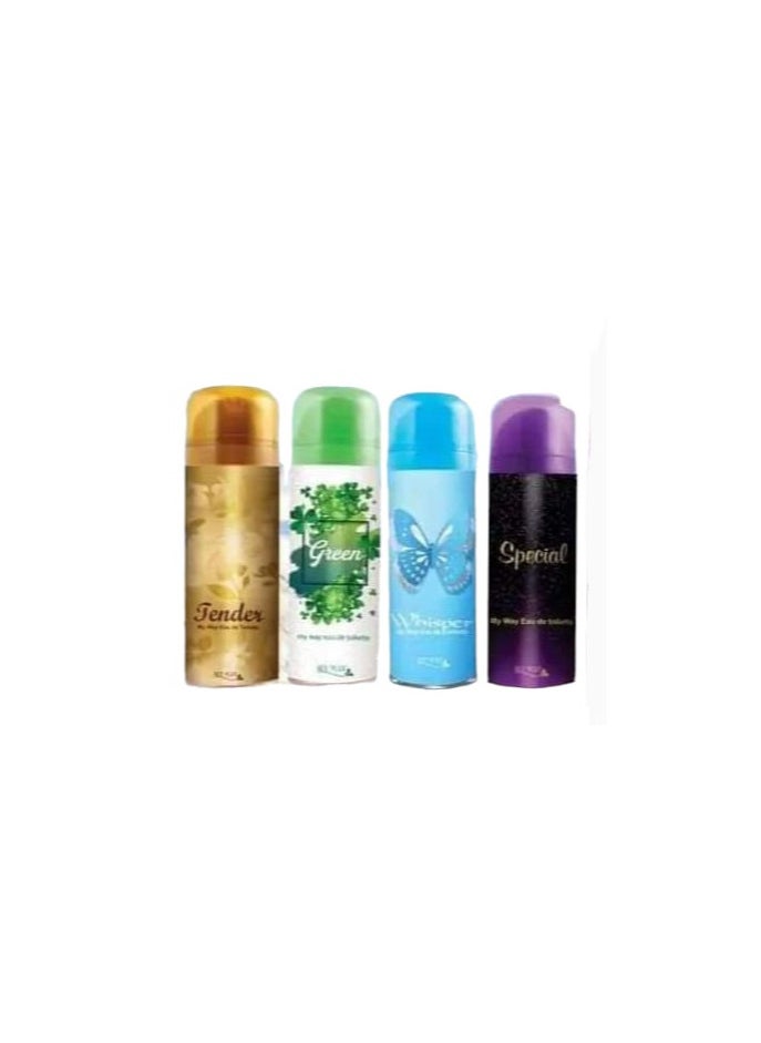 MAYWAY - Deodorant spray for women , 4 pieces - Image 1