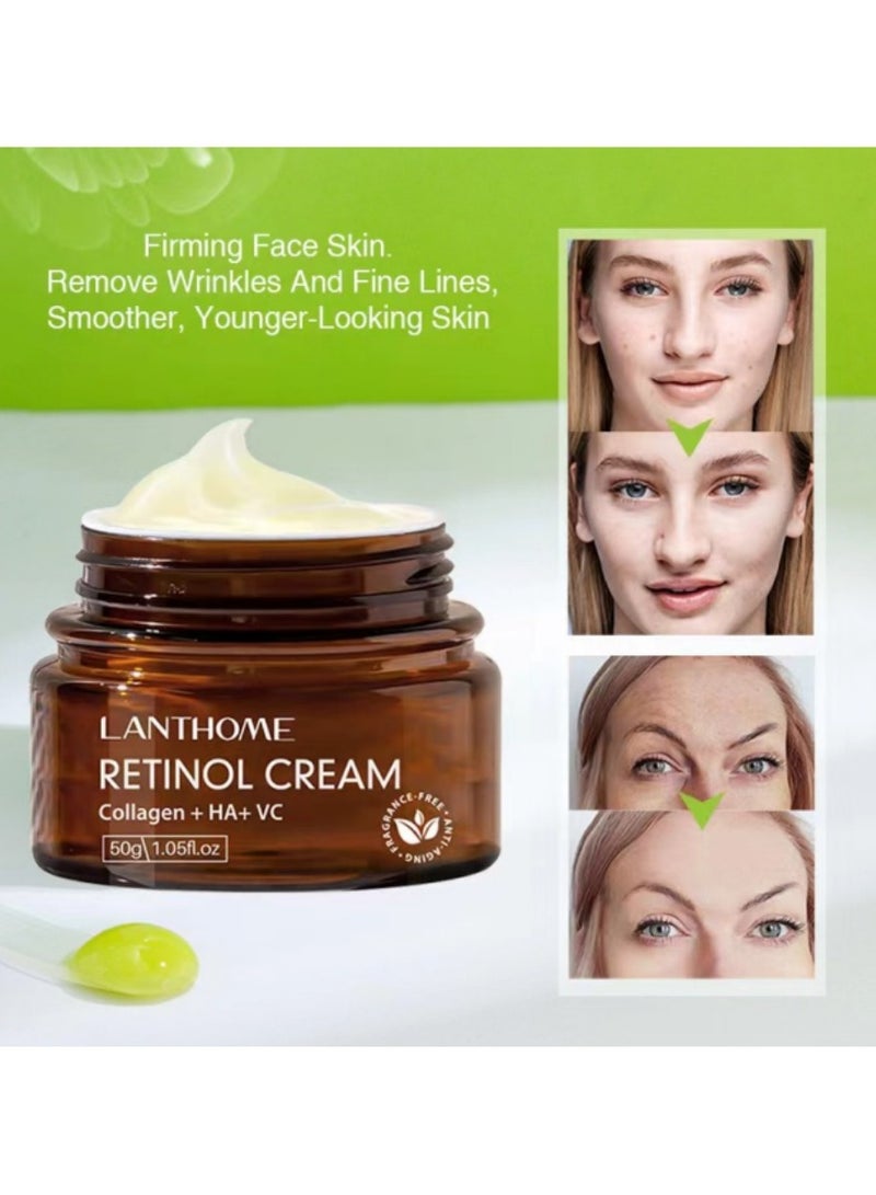 Lanthome Retinol Anti-Aging Face Cream 50ml - Advanced Formula, Reduces Fine Lines, Restores Youthful Radiant Skin - Image 3