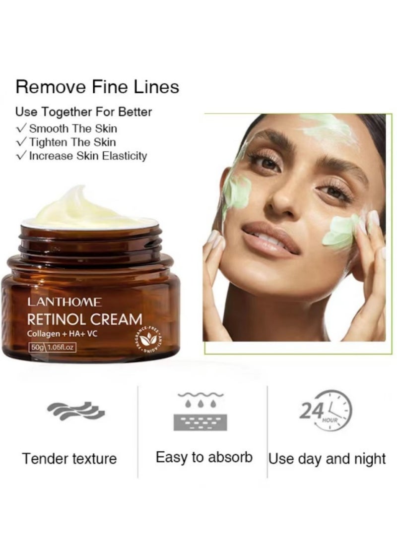 Lanthome Retinol Anti-Aging Face Cream 50ml - Advanced Formula, Reduces Fine Lines, Restores Youthful Radiant Skin - Image 2