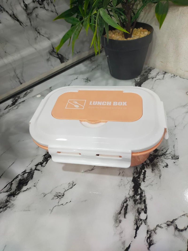 LEZOY Lunch Box With 3 Compartments, Leak-Proof Lunch Container For Adults And Kids, 1L Food Storage for School, Travel, Work.