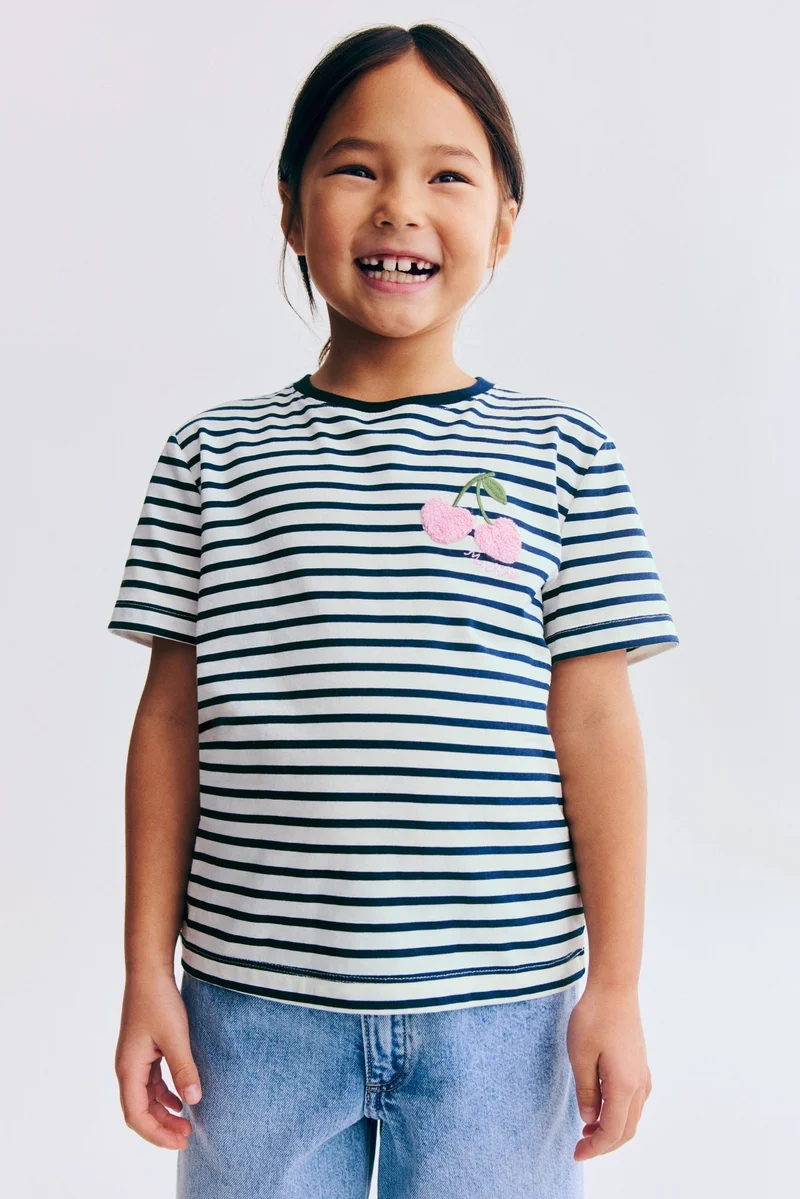 H&M Motif-detail t-shirt