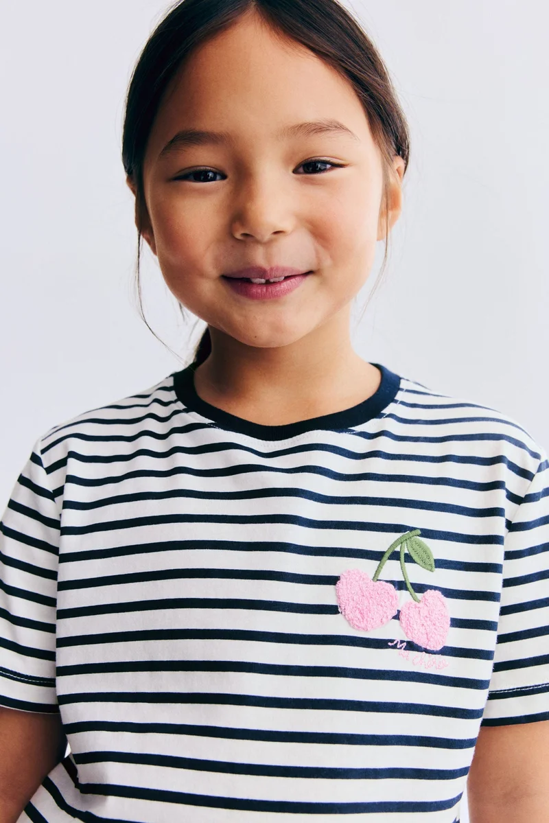 H&M Motif-detail t-shirt