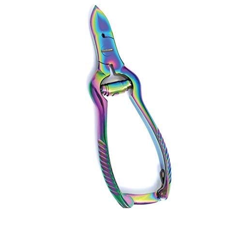 ProMax Multi Titanium Toenail Nipper/Clippers-Thick ToeNail Nipper-Ingrown ToeNail Nippers-Concave Jaw-Lap Join Barrel Spring Sharp Blades Made of High Grade Surgical Stainless Steel-70-10052