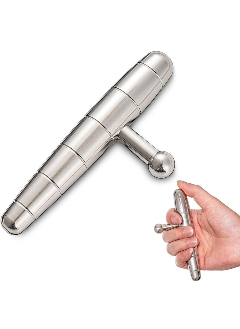 Ru syanl T-Bar Stainless Steel Manual Deep Tissue Massage Tool Target Trigger Points Massage for Pain Relief and Full-Body Fascial Relaxation  - Image 1