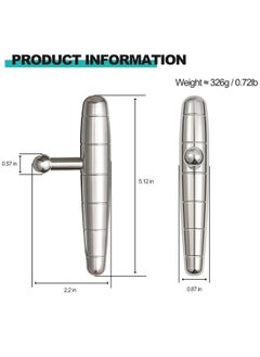 Ru syanl T-Bar Stainless Steel Manual Deep Tissue Massage Tool Target Trigger Points Massage for Pain Relief and Full-Body Fascial Relaxation  - Image 4